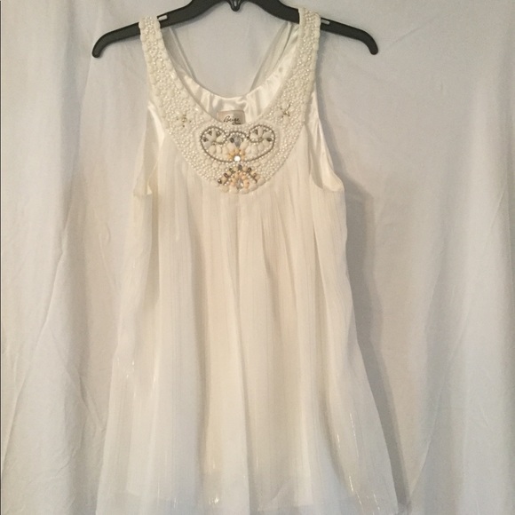 dressy white tunic